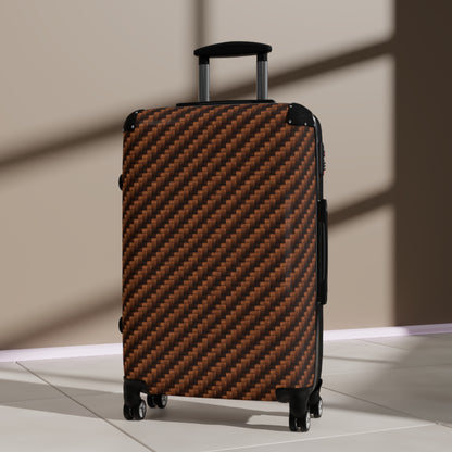 Carbon Fiber Pattern Rolling Suitcase