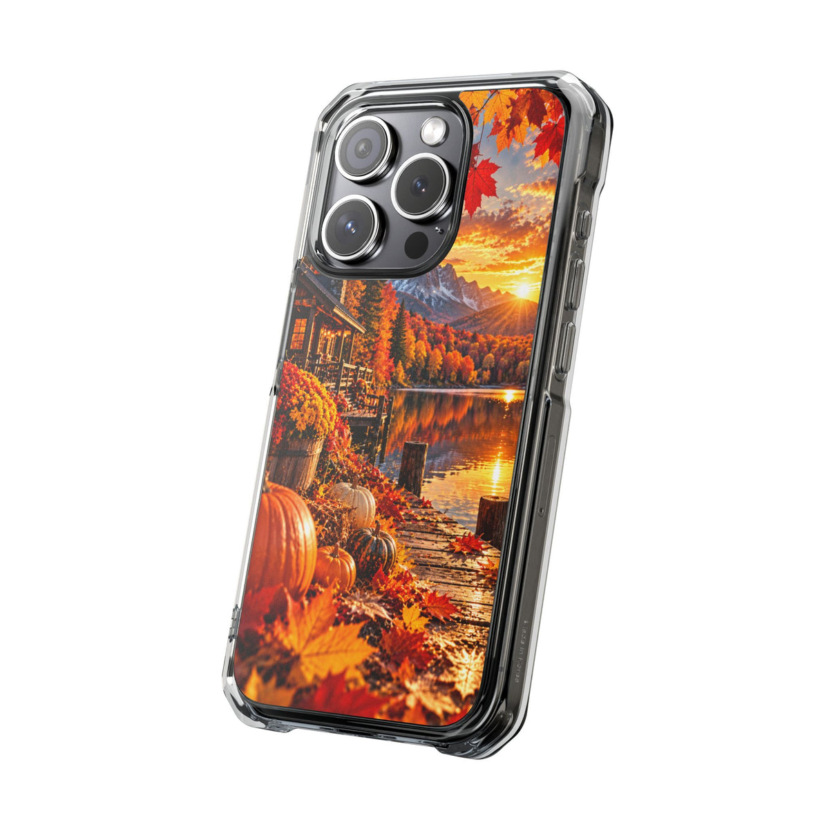 Golden Autumn Paradise | Cinematic Fall Landscape MagSafe® Impact Case for iPhone 14, 15, 16 & 17