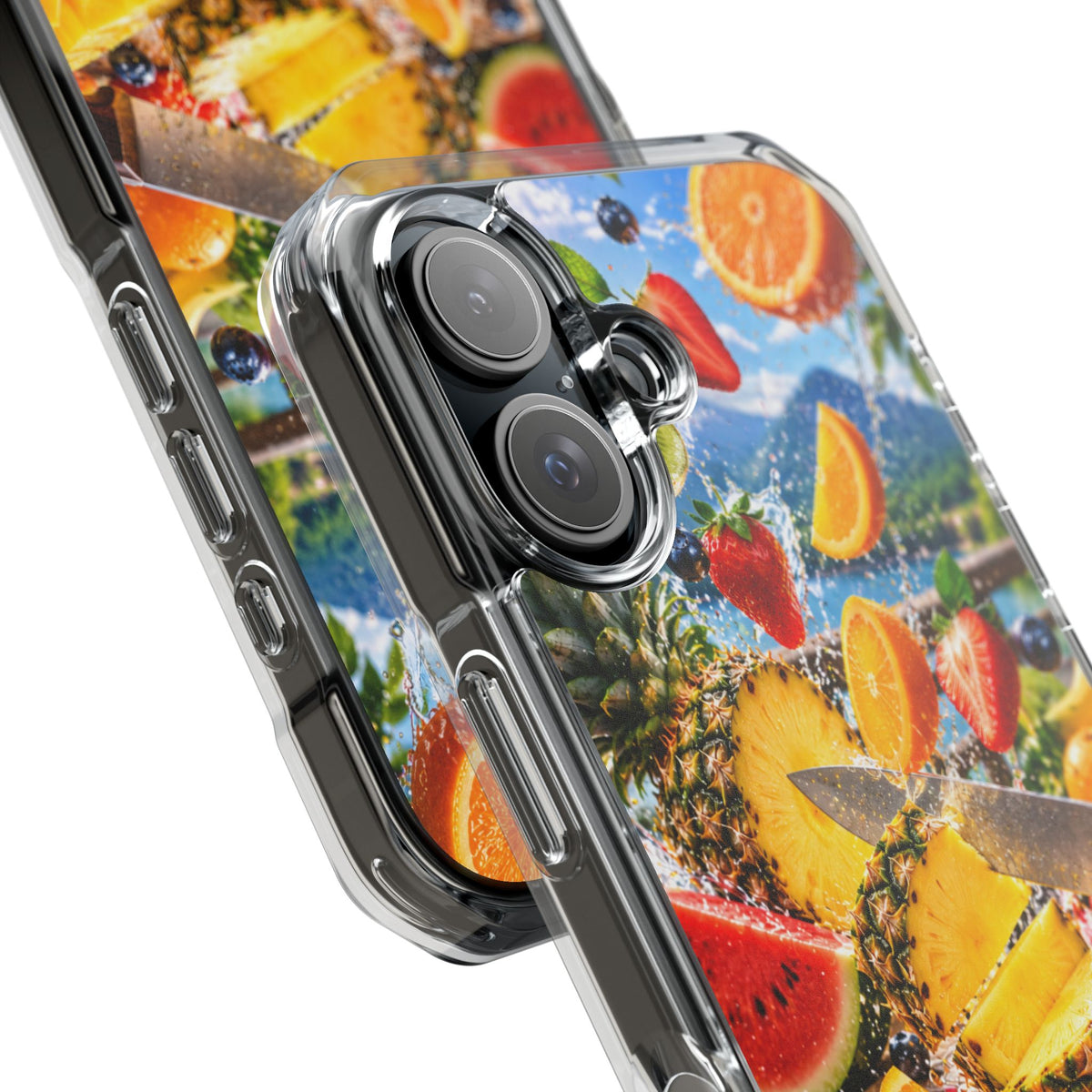 Tropical Fruit Splash | Cinematic Fresh Fruit MagSafe® Impact Case for iPhone 14, 15, 16 & 17