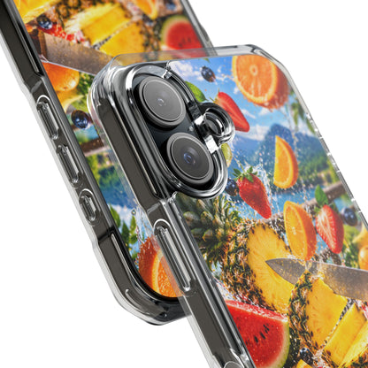 Tropical Fruit Splash | Cinematic Fresh Fruit MagSafe® Impact Case for iPhone 14, 15, 16 & 17