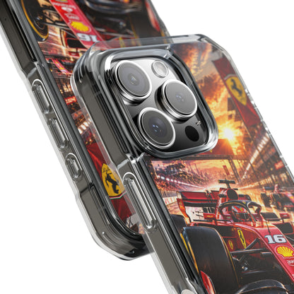 Ferrari F1 Racing Thunder | Cinematic Formula Racing MagSafe® Impact Case for iPhone 14, 15, 16 & 17