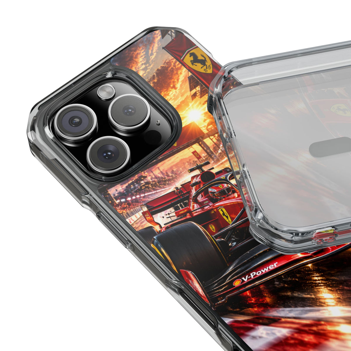 Ferrari F1 Racing Thunder | Cinematic Formula Racing MagSafe® Impact Case for iPhone 14, 15, 16 & 17