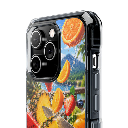 Tropical Fruit Splash | Cinematic Fresh Fruit MagSafe® Impact Case for iPhone 14, 15, 16 & 17