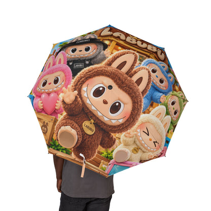 Cute Colorful Monkey Print Foldable Umbrella