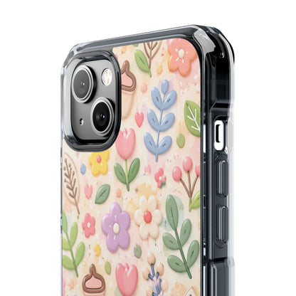 Pastel Garden Bliss | Cute 3D Floral MagSafe® Impact Case for iPhone 14, 15, 16 & 17