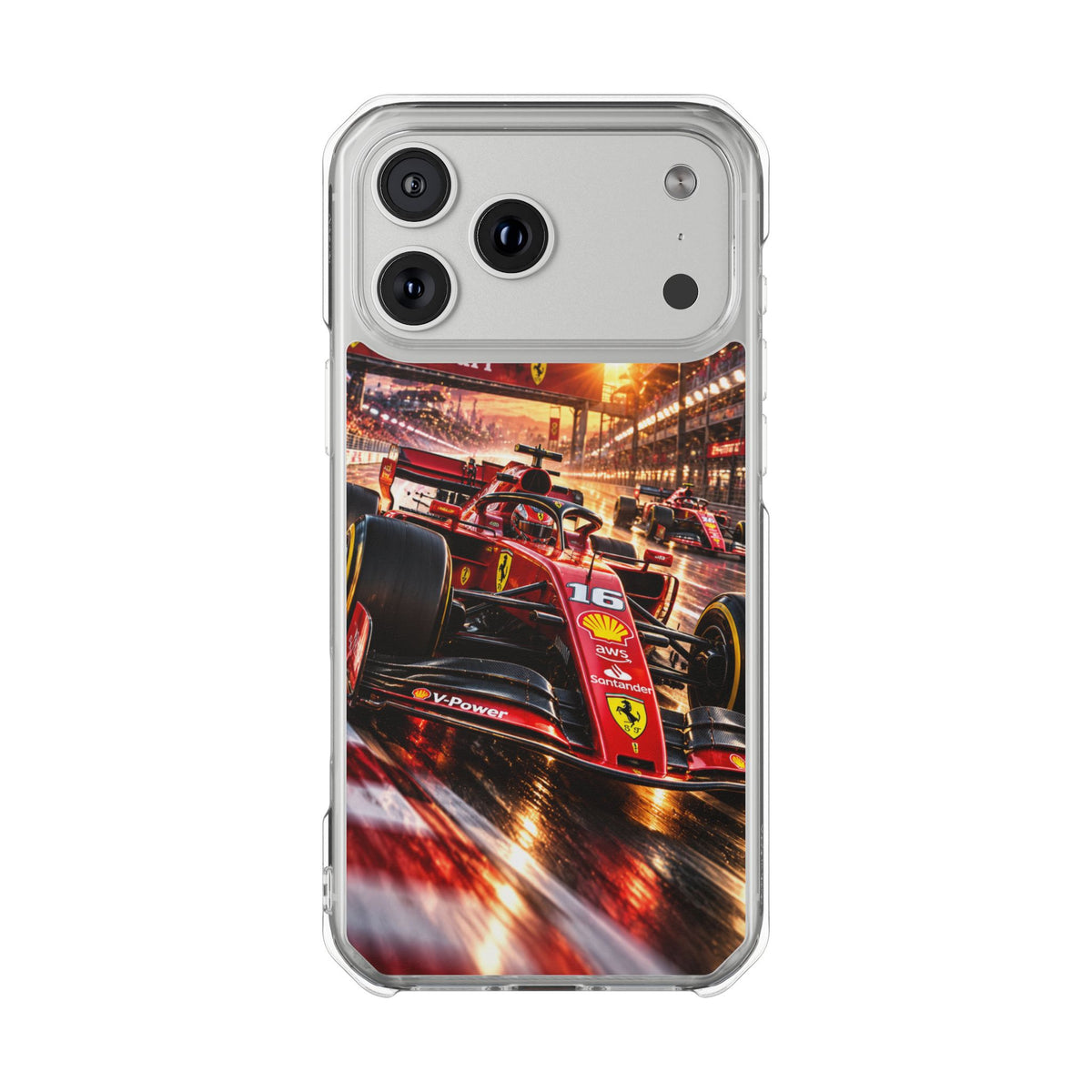 Ferrari F1 Racing Thunder | Cinematic Formula Racing MagSafe® Impact Case for iPhone 14, 15, 16 & 17