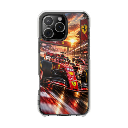 Ferrari F1 Racing Thunder | Cinematic Formula Racing MagSafe® Impact Case for iPhone 14, 15, 16 & 17