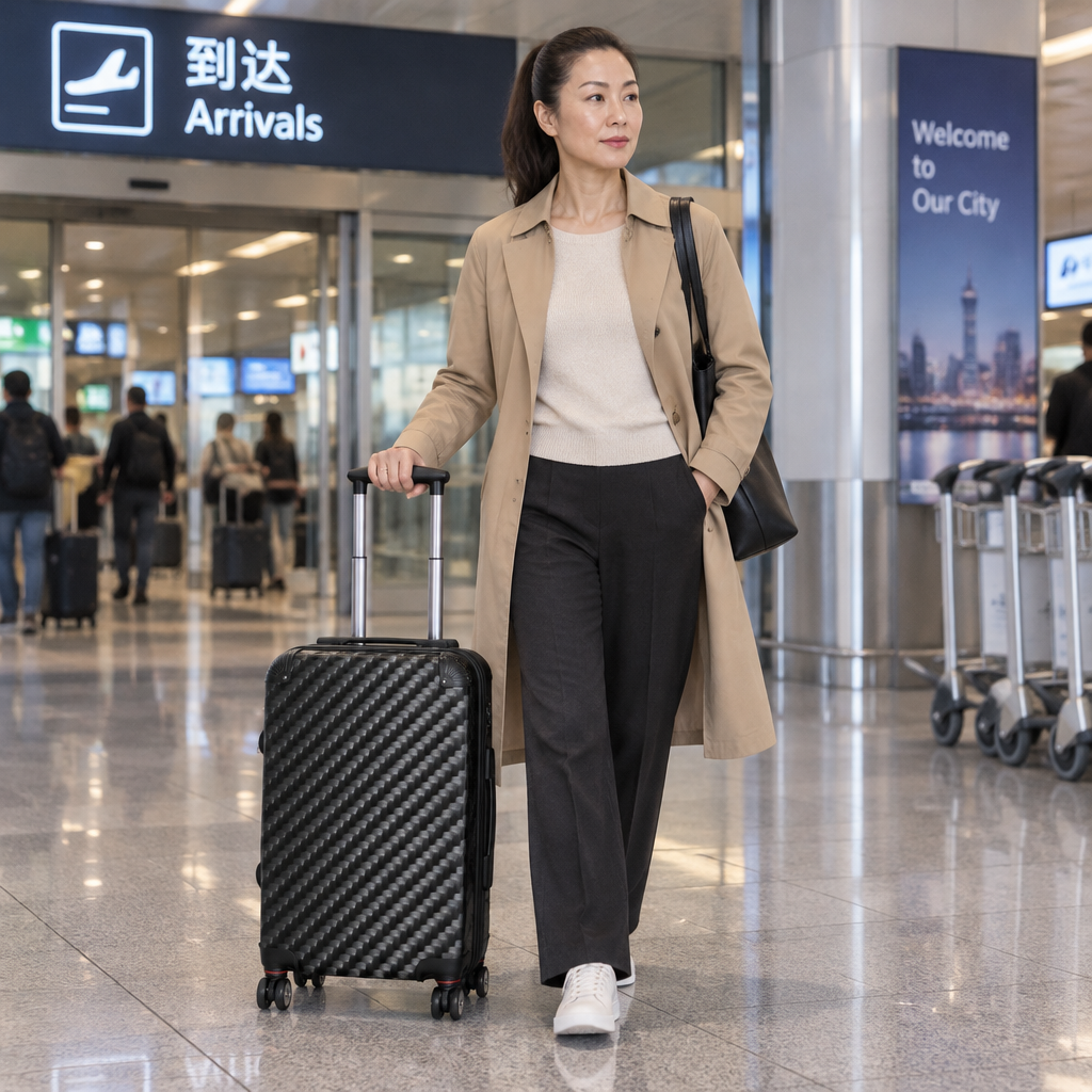 Carbon Fiber Hardside Suitcase
