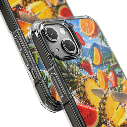 Tropical Fruit Splash | Cinematic Fresh Fruit MagSafe® Impact Case for iPhone 14, 15, 16 & 17