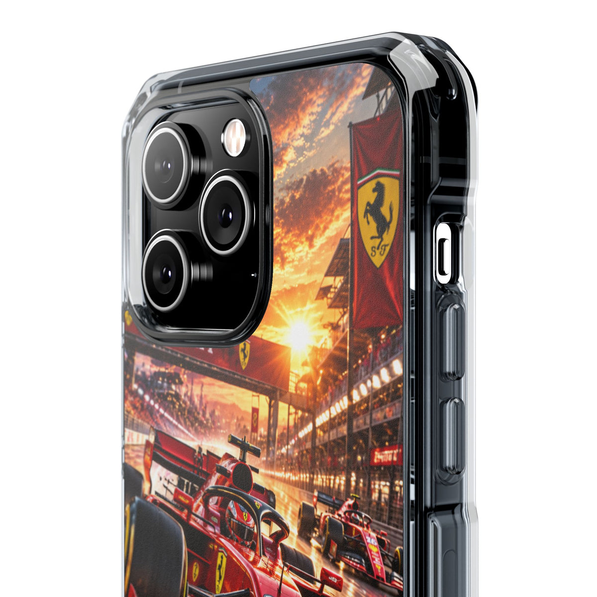 Ferrari F1 Racing Thunder | Cinematic Formula Racing MagSafe® Impact Case for iPhone 14, 15, 16 & 17