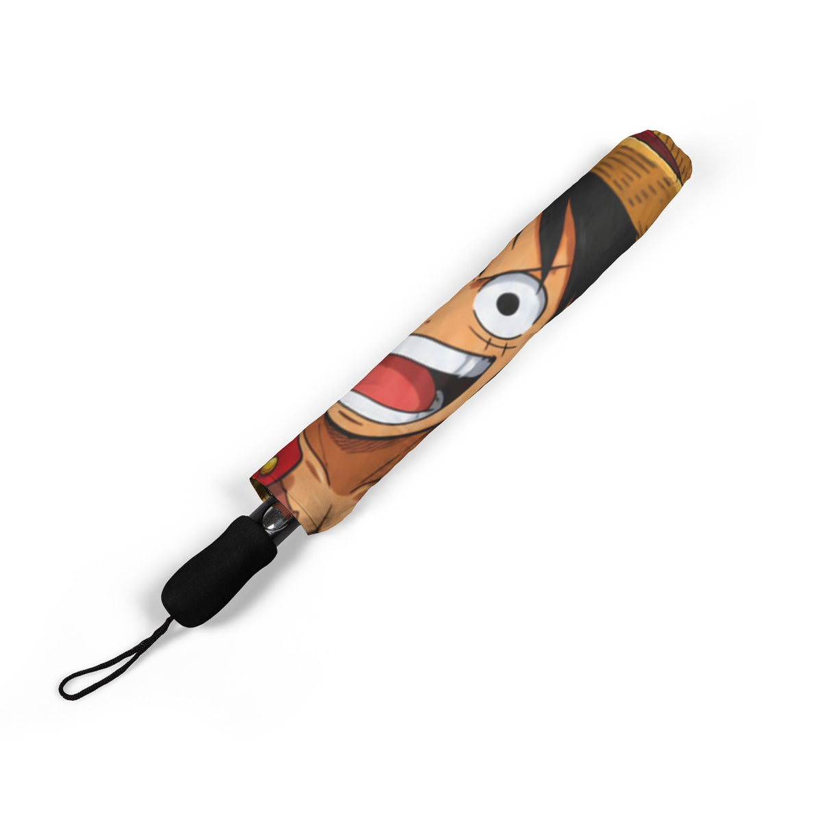 One Piece Crew Foldable Umbrella — Luffy & Straw Hat Pirates Anime Print