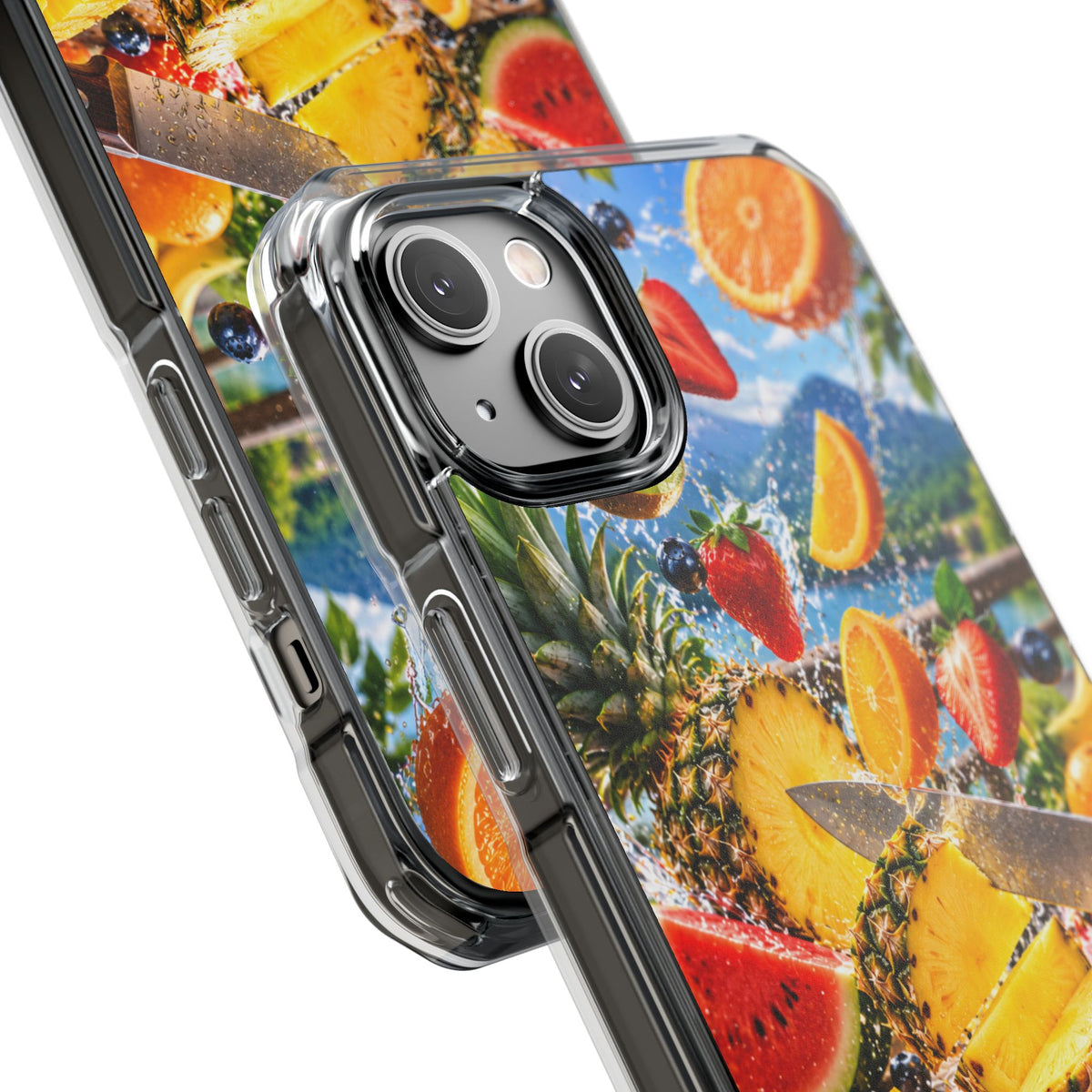Tropical Fruit Splash | Cinematic Fresh Fruit MagSafe® Impact Case for iPhone 14, 15, 16 & 17