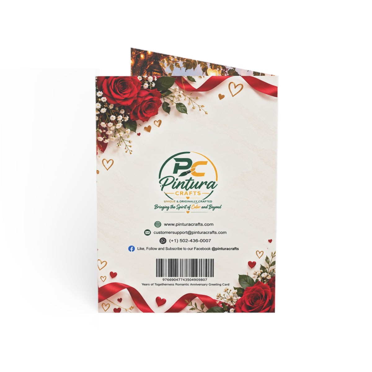 Years of Togetherness Romantic Anniversary Greeting Card