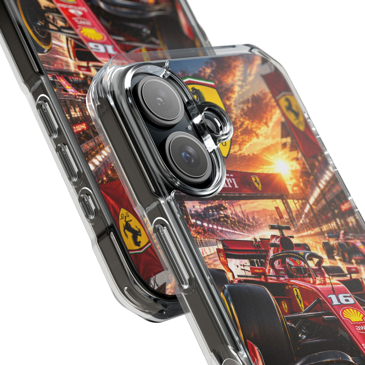 Ferrari F1 Racing Thunder | Cinematic Formula Racing MagSafe® Impact Case for iPhone 14, 15, 16 & 17