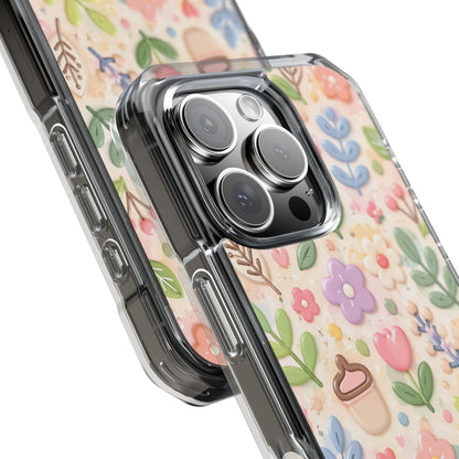Pastel Garden Bliss | Cute 3D Floral MagSafe® Impact Case for iPhone 14, 15, 16 & 17