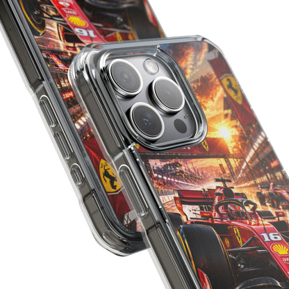 Ferrari F1 Racing Thunder | Cinematic Formula Racing MagSafe® Impact Case for iPhone 14, 15, 16 & 17