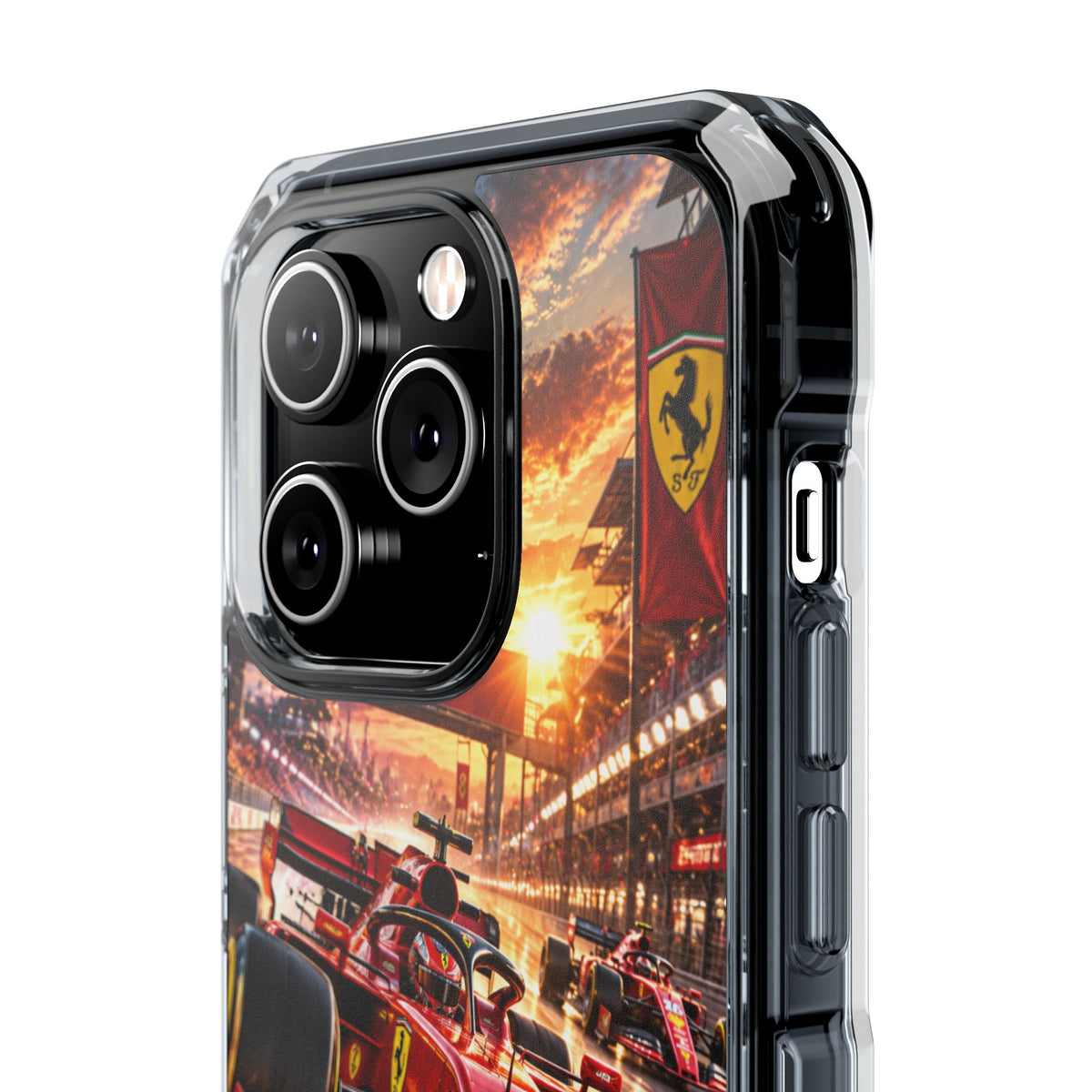 Ferrari F1 Racing Thunder | Cinematic Formula Racing MagSafe® Impact Case for iPhone 14, 15, 16 & 17
