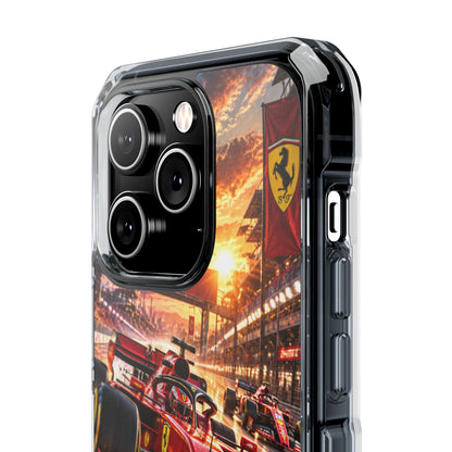 Ferrari F1 Racing Thunder | Cinematic Formula Racing MagSafe® Impact Case for iPhone 14, 15, 16 & 17