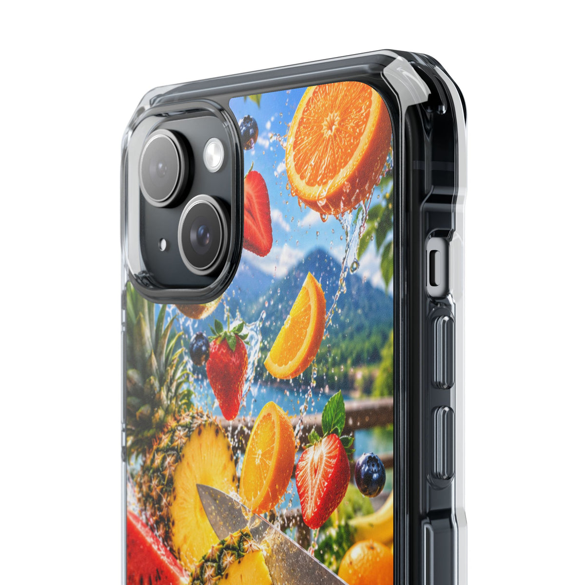 Tropical Fruit Splash | Cinematic Fresh Fruit MagSafe® Impact Case for iPhone 14, 15, 16 & 17