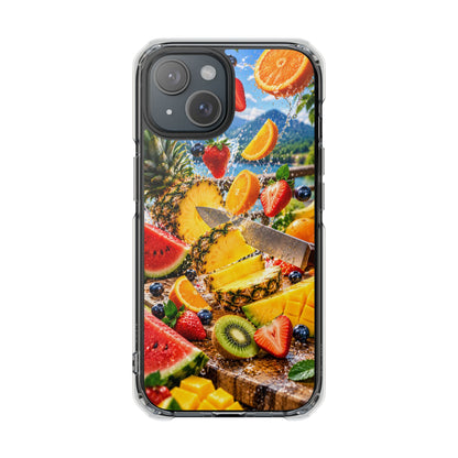 Tropical Fruit Splash | Cinematic Fresh Fruit MagSafe® Impact Case for iPhone 14, 15, 16 & 17