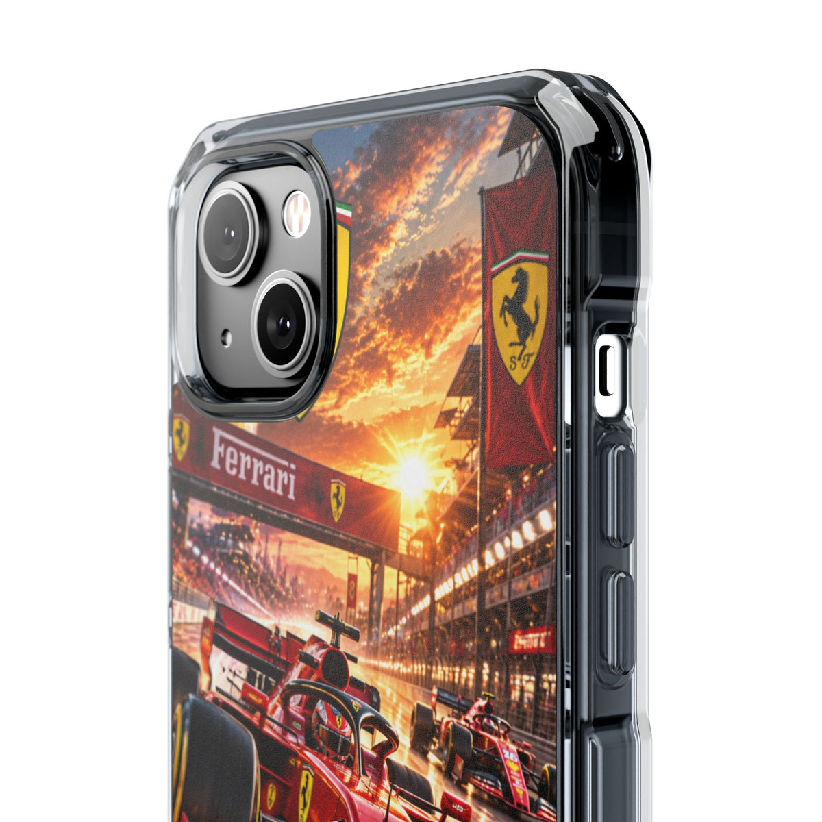 Ferrari F1 Racing Thunder | Cinematic Formula Racing MagSafe® Impact Case for iPhone 14, 15, 16 & 17