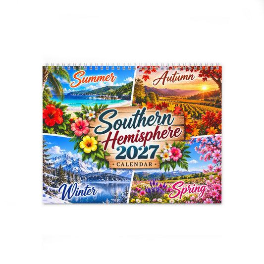 Southern Hemisphere 2027 Wall Calendar