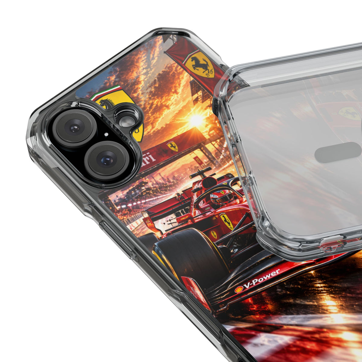 Ferrari F1 Racing Thunder | Cinematic Formula Racing MagSafe® Impact Case for iPhone 14, 15, 16 & 17