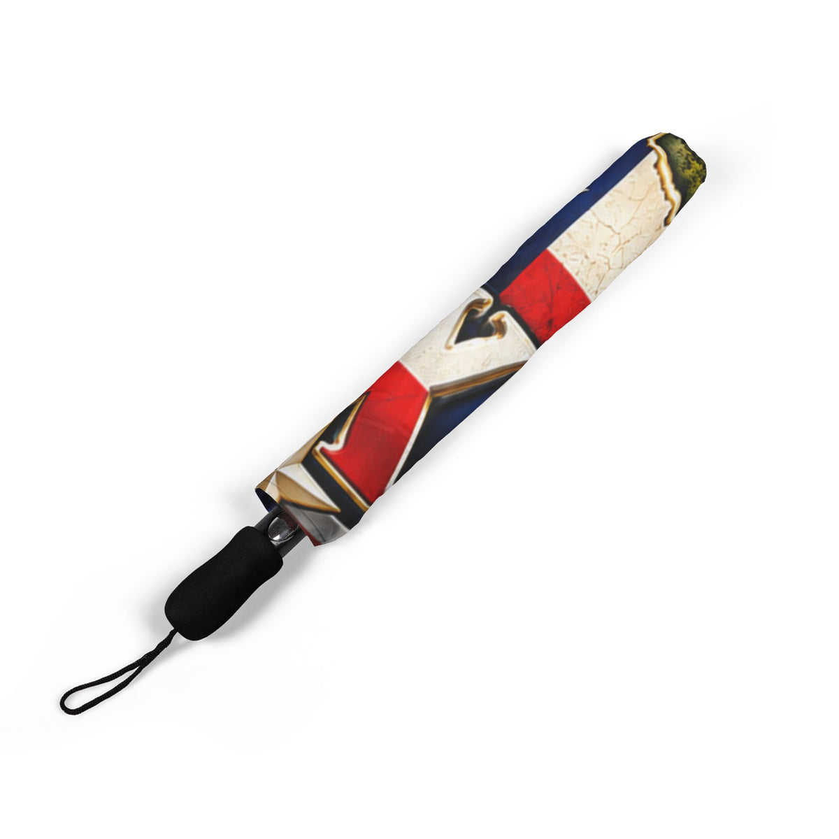 Texas Skyline Foldable Umbrella — Lone Star State Collage