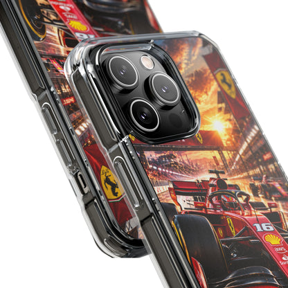 Ferrari F1 Racing Thunder | Cinematic Formula Racing MagSafe® Impact Case for iPhone 14, 15, 16 & 17