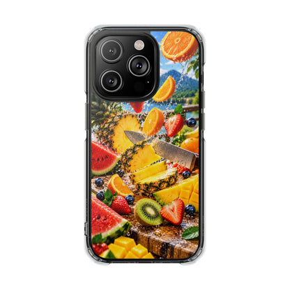 Tropical Fruit Splash | Cinematic Fresh Fruit MagSafe® Impact Case for iPhone 14, 15, 16 & 17