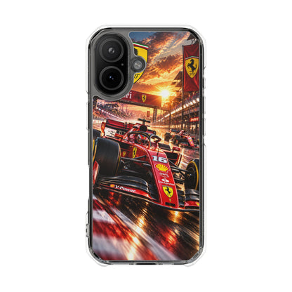 Ferrari F1 Racing Thunder | Cinematic Formula Racing MagSafe® Impact Case for iPhone 14, 15, 16 & 17