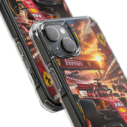 Ferrari F1 Racing Thunder | Cinematic Formula Racing MagSafe® Impact Case for iPhone 14, 15, 16 & 17