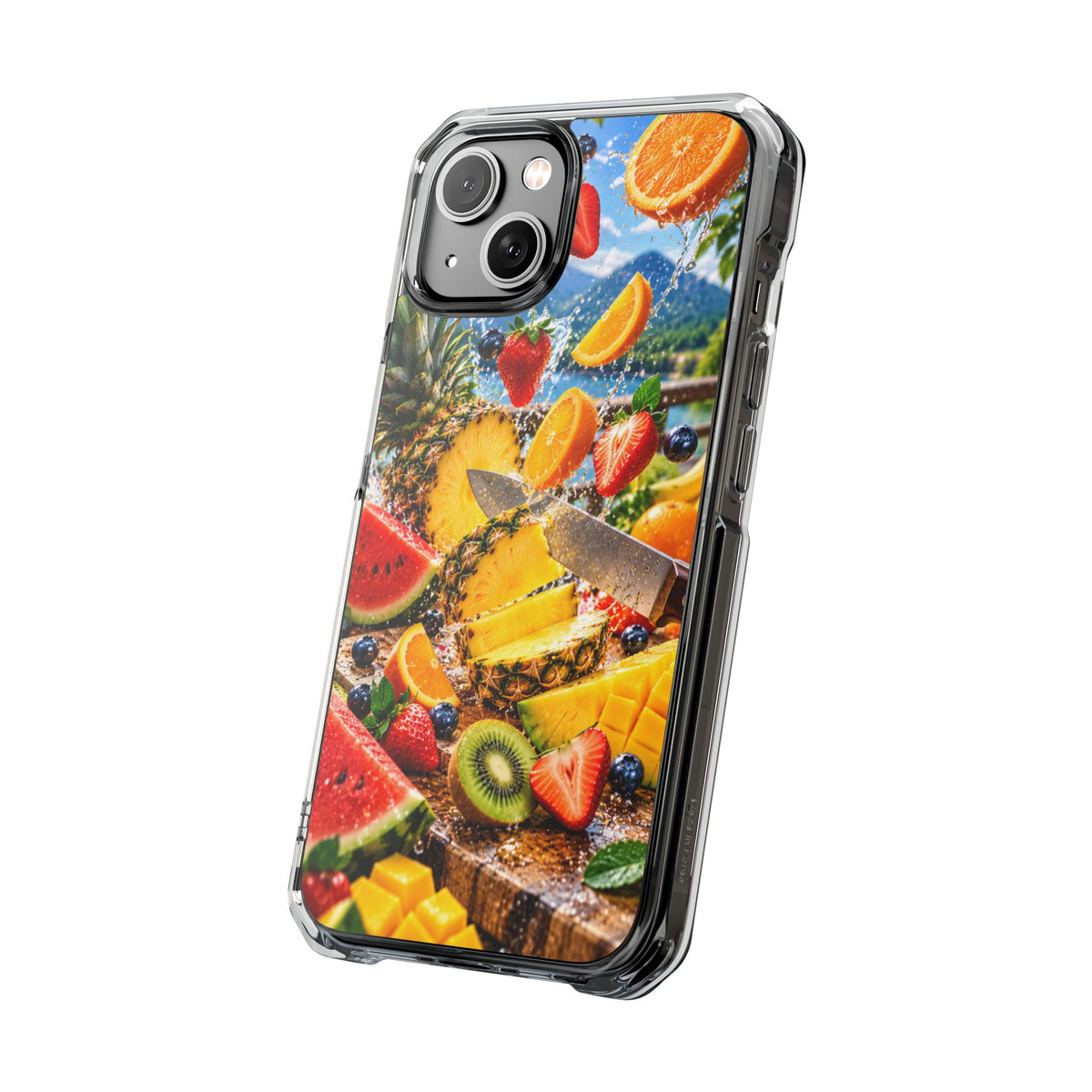 Tropical Fruit Splash | Cinematic Fresh Fruit MagSafe® Impact Case for iPhone 14, 15, 16 & 17