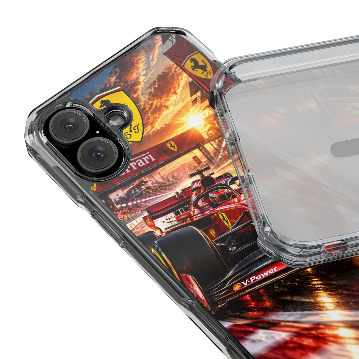 Ferrari F1 Racing Thunder | Cinematic Formula Racing MagSafe® Impact Case for iPhone 14, 15, 16 & 17