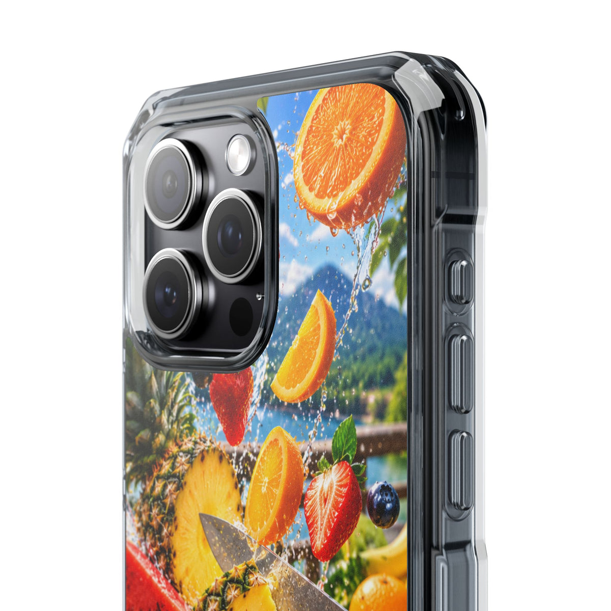 Tropical Fruit Splash | Cinematic Fresh Fruit MagSafe® Impact Case for iPhone 14, 15, 16 & 17