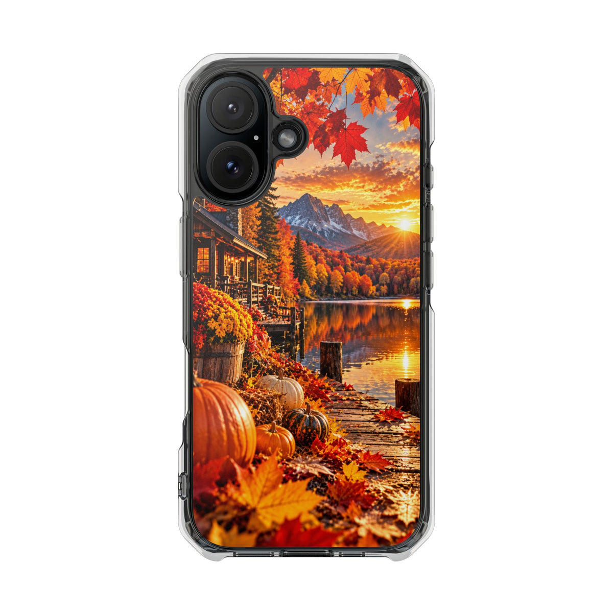 Golden Autumn Paradise | Cinematic Fall Landscape MagSafe® Impact Case for iPhone 14, 15, 16 & 17