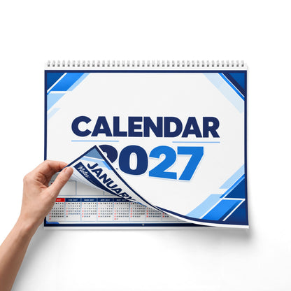 2027 Wall Calendar with Monthly Planner and Important Holidays