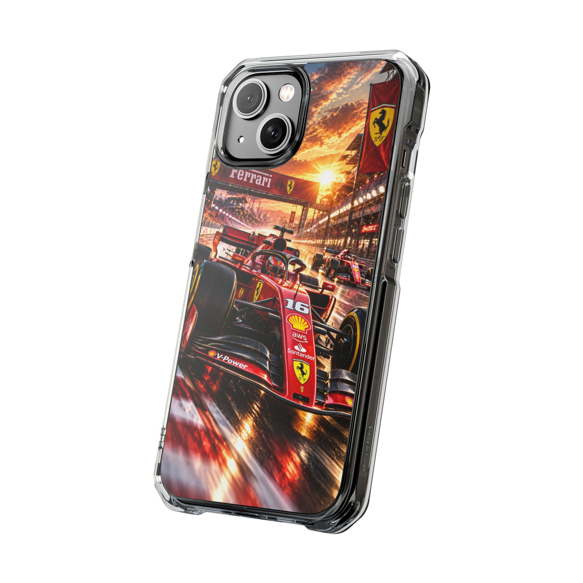 Ferrari F1 Racing Thunder | Cinematic Formula Racing MagSafe® Impact Case for iPhone 14, 15, 16 & 17