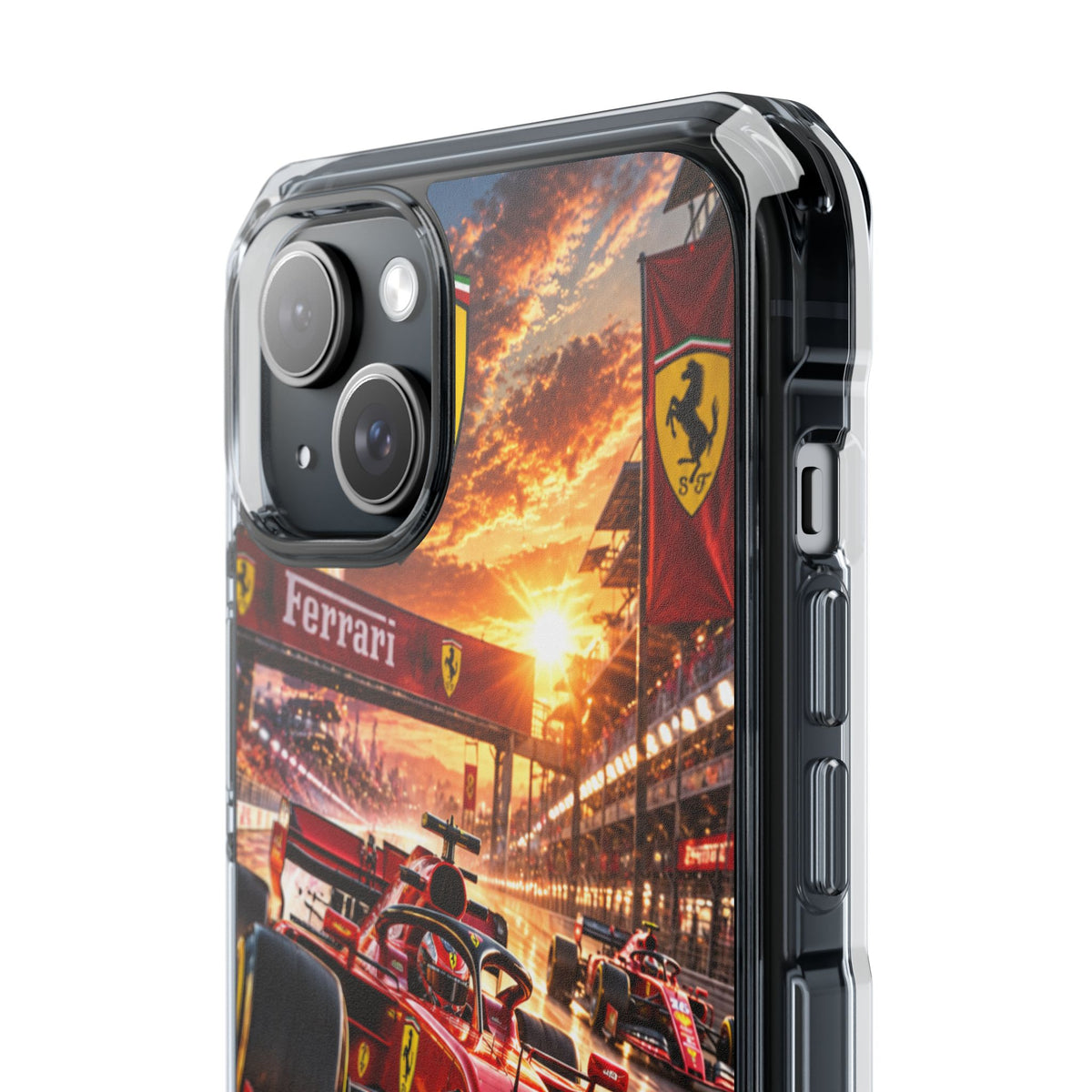 Ferrari F1 Racing Thunder | Cinematic Formula Racing MagSafe® Impact Case for iPhone 14, 15, 16 & 17