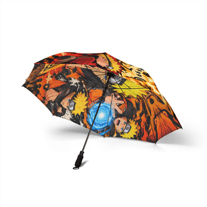 Naruto Anime Foldable Umbrella — Uzumaki Naruto Rasengan & Kurama Design