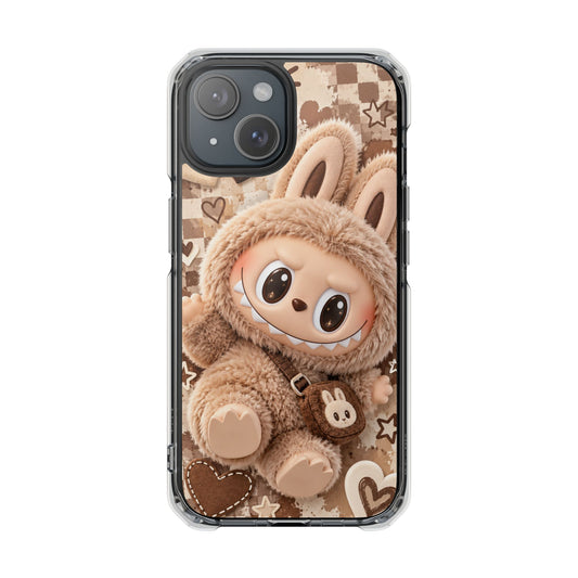 Cute Monster Bunny | Kawaii Plush Character MagSafe® Impact Case for iPhone 14, 15, 16 & 17