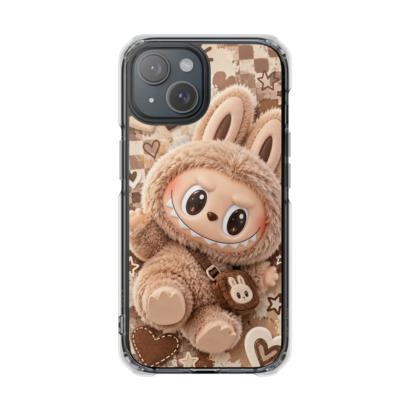 Cute Monster Bunny | Kawaii Plush Character MagSafe® Impact Case for iPhone 14, 15, 16 & 17