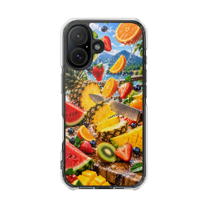 Tropical Fruit Splash | Cinematic Fresh Fruit MagSafe® Impact Case for iPhone 14, 15, 16 & 17