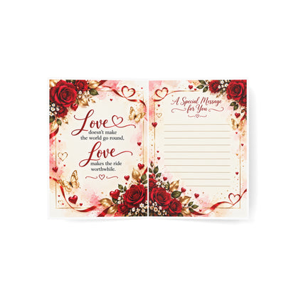 You Make My Heart Happier Romantic Love Greeting Card