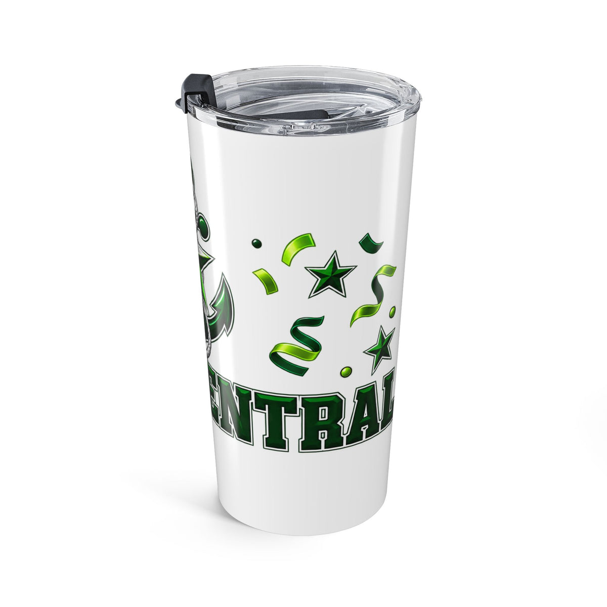 Perry Central 20oz Anchor Patriot Tumbler - Green Stars Military-Inspired Travel Cup