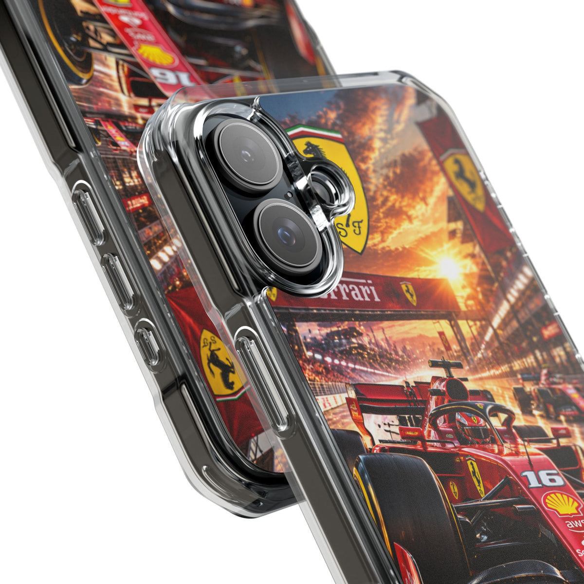 Ferrari F1 Racing Thunder | Cinematic Formula Racing MagSafe® Impact Case for iPhone 14, 15, 16 & 17