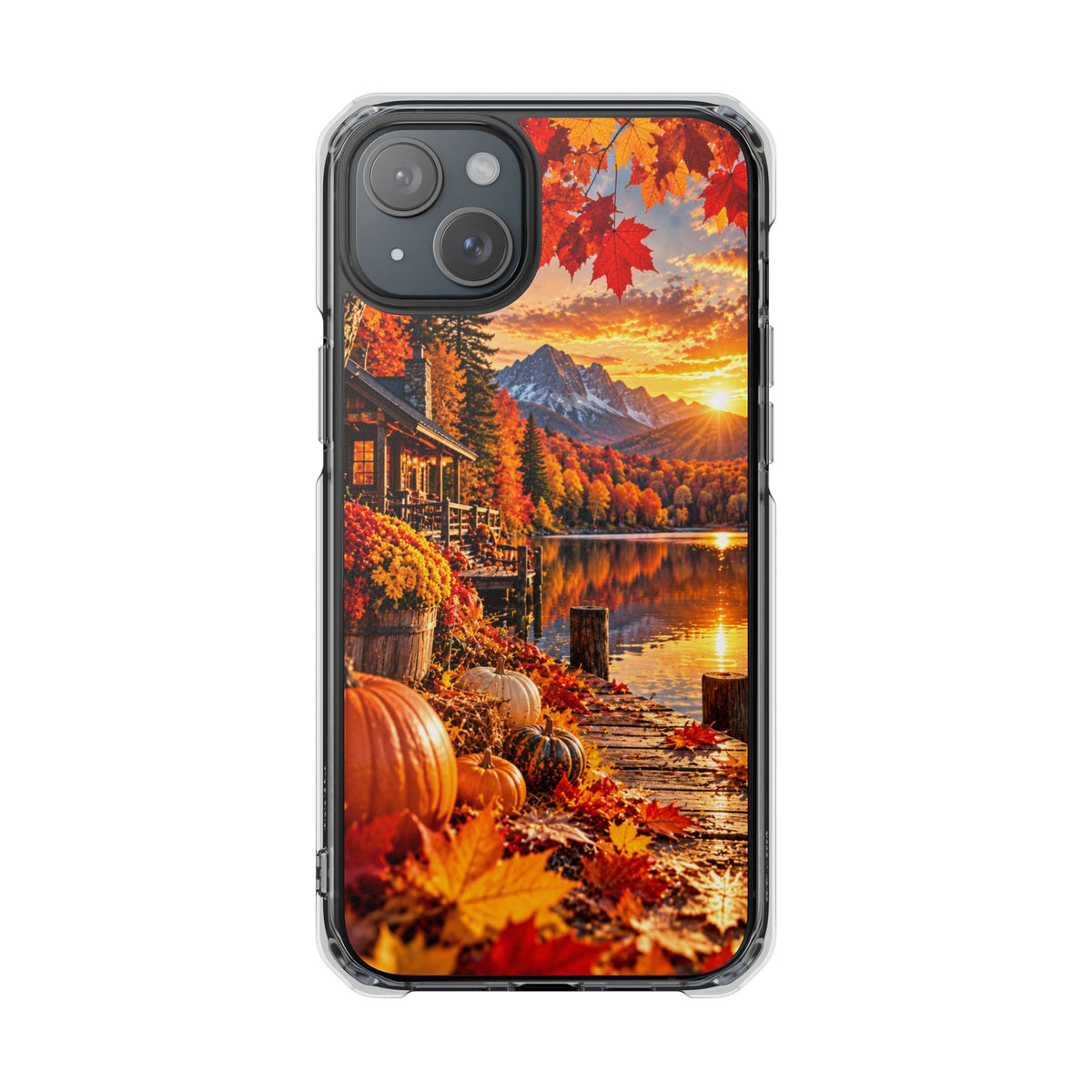 Golden Autumn Paradise | Cinematic Fall Landscape MagSafe® Impact Case for iPhone 14, 15, 16 & 17