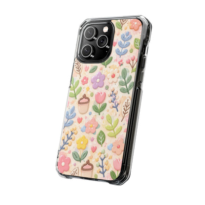 Pastel Garden Bliss | Cute 3D Floral MagSafe® Impact Case for iPhone 14, 15, 16 & 17