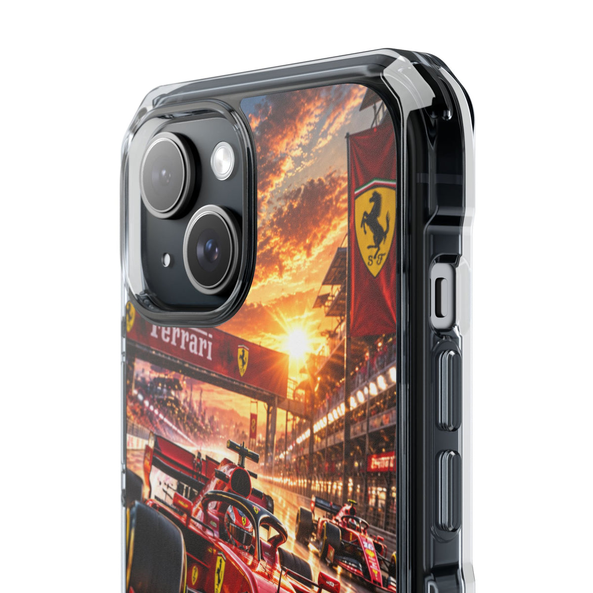 Ferrari F1 Racing Thunder | Cinematic Formula Racing MagSafe® Impact Case for iPhone 14, 15, 16 & 17