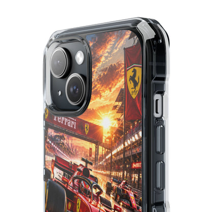 Ferrari F1 Racing Thunder | Cinematic Formula Racing MagSafe® Impact Case for iPhone 14, 15, 16 & 17